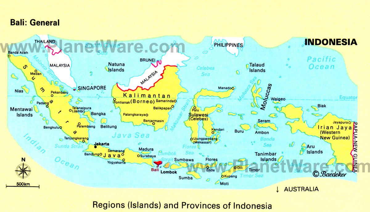印度尼西亚的地区和省份地图| PlanetWare开云官网 - 开云体育官网登录平台下载安装