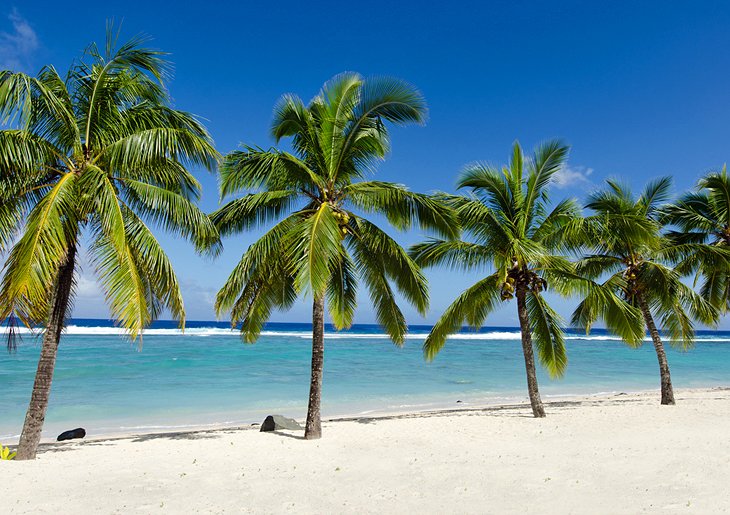 拉罗汤加岛的Titikaveka海滩