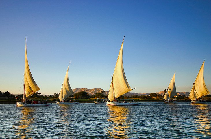 尼罗河上的三桅帆船