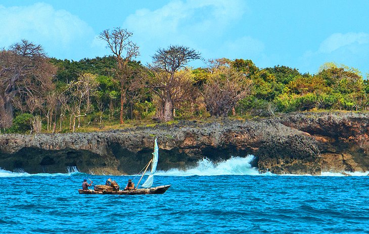 Wasini岛渔民