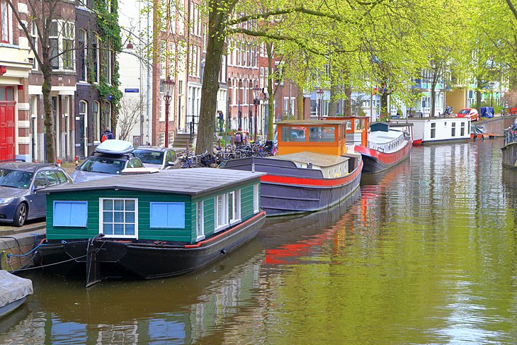 约旦和阿姆斯特丹的运河