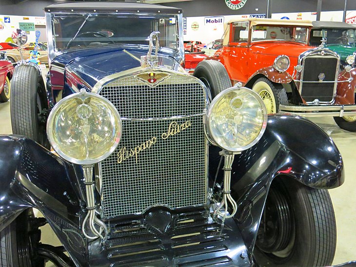 1928年在图珀洛汽车博物馆展出的伊斯帕诺-苏伊萨