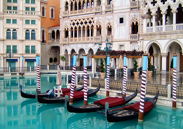 威尼斯酒店和贡多拉之旅