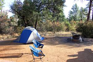 最好的露营地附近普雷斯科特,亚利桑那州