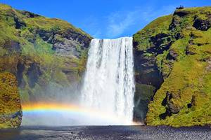 在冰岛最好的瀑布