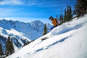 在北美顶级廉价的滑雪假期