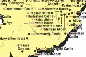 苏格兰——主要的城堡、修道院和史前遗址