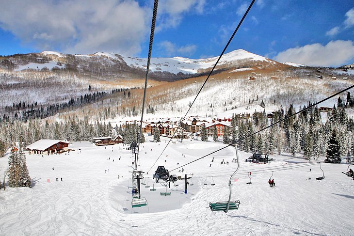 孤独滑雪缆车