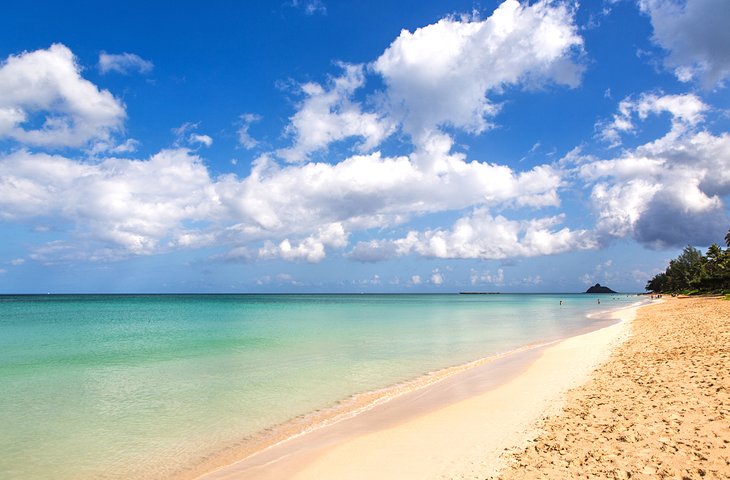 瓦胡岛的凯卢阿海滩