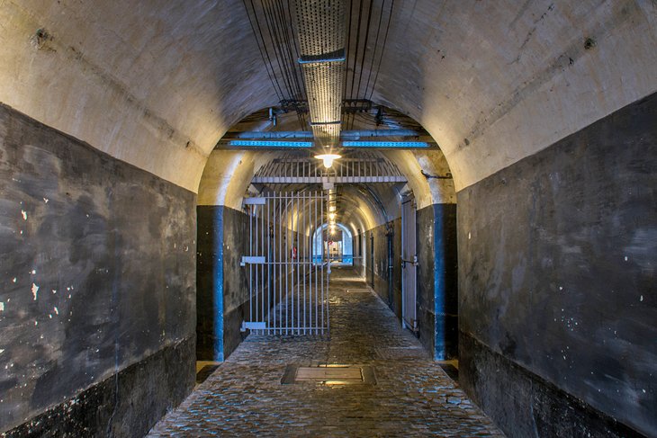 Breendonk堡的走廊