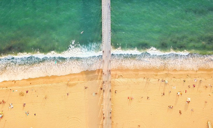 赫莫萨海滩鸟瞰图