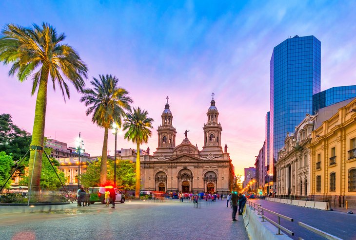 智利圣地亚哥的阿玛斯广场