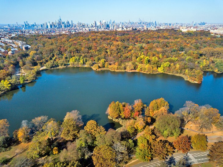 天线在布鲁克林展望公园的照片