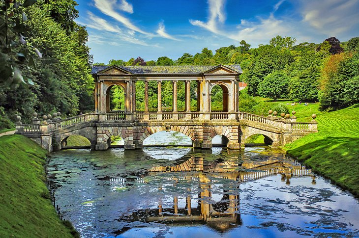 帕拉第安桥，普赖尔公园景观花园