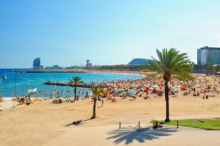 Barceloneta海滩