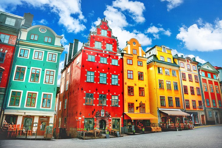 丰富多彩的建筑斯德哥尔摩老城