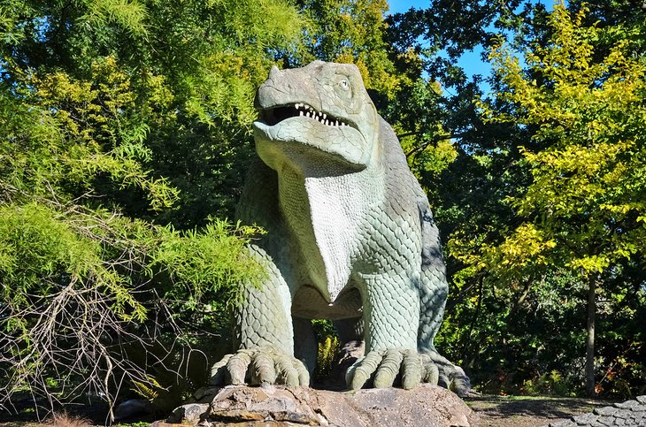 恐龙在水晶宫公园