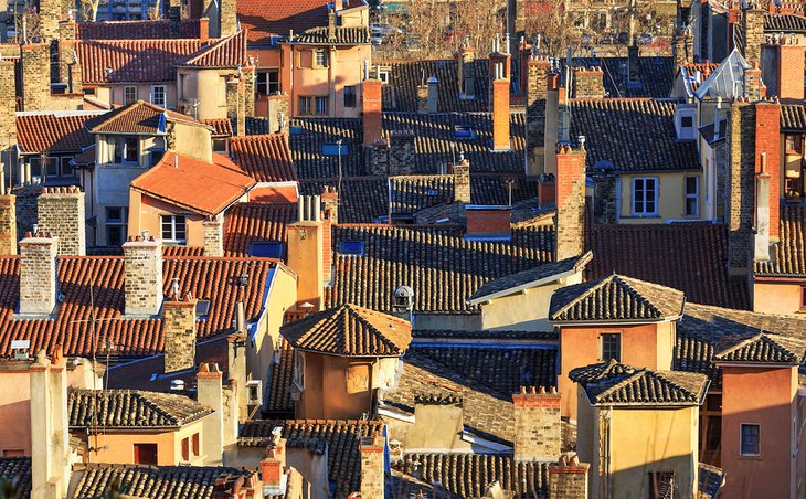 里昂老城区的屋顶