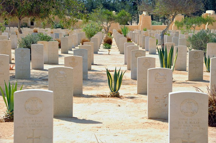 英联邦公墓在阿拉曼战役,埃及