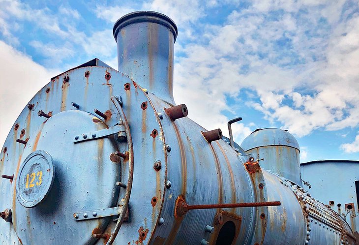 蒸汽机在俄克拉何马州铁路博物馆