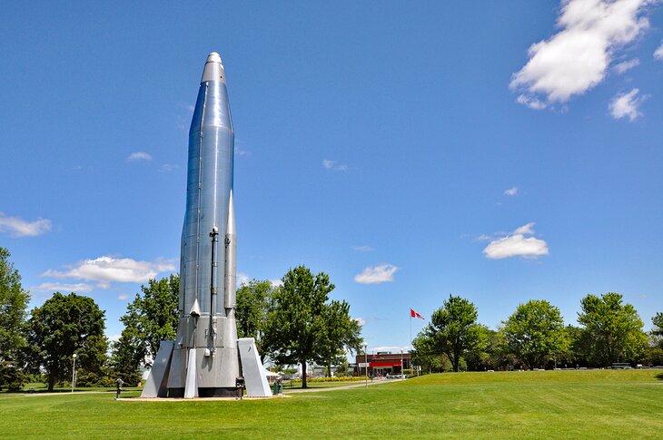 火箭模型在渥太华的加拿大科技博物馆